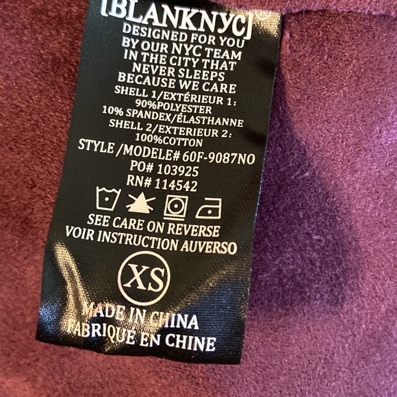 BLANK NYC Jacket size XS very soft and beautiful suede feeling cardigan - Picture 8 of 11